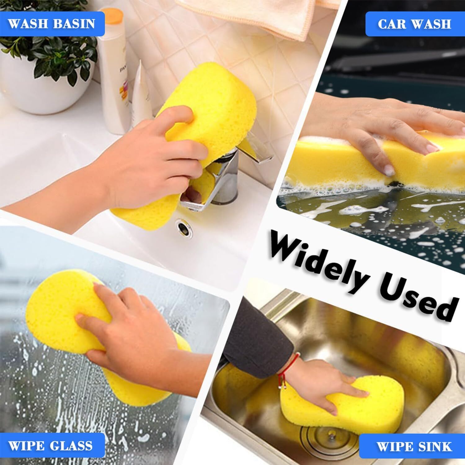 Jumbo Sponge Large Ultra Soft Super Absorbent for Washing Windows & Car Cleaning