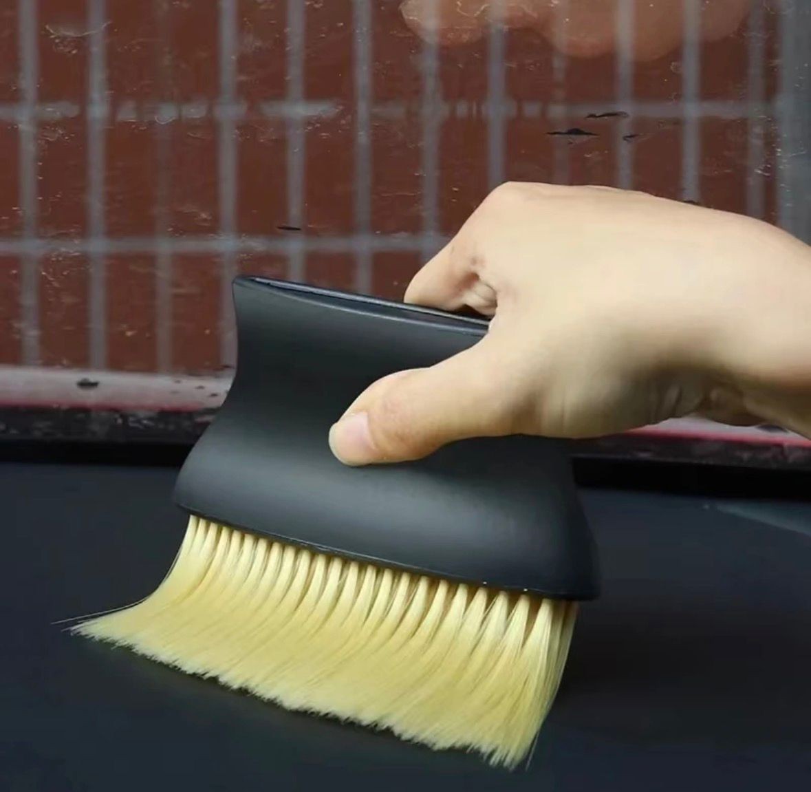 Car Interior Detailing Brush Super Soft Dust Sweeping Tool