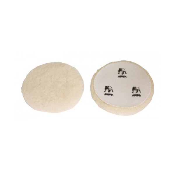 Mirka Wool Polishing Pad White Grip 77mm Piece 1