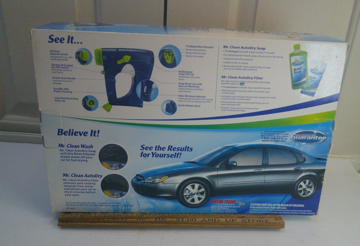 2003 Mr. Clean Auto Dry Carwash Car Wash System Autodry Starter Kit –