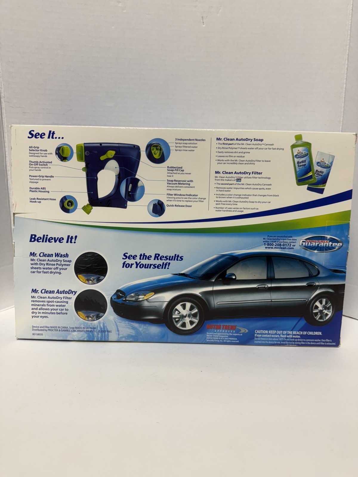 Mr Clean Auto Dry Car Wash System new
