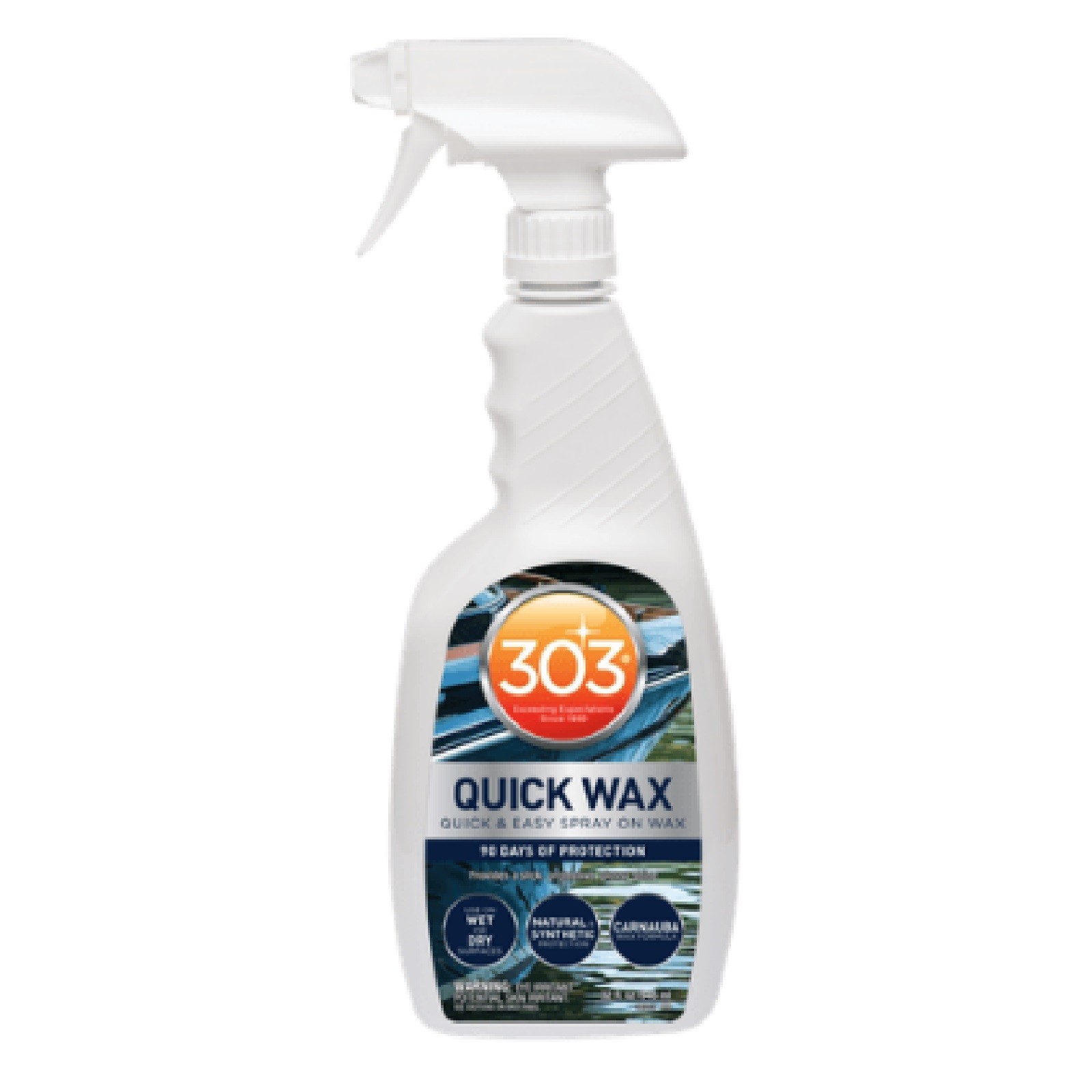 303 Products 30213 Marine UV Protection Boat Quick Wax 32 oz. Spray Bottle