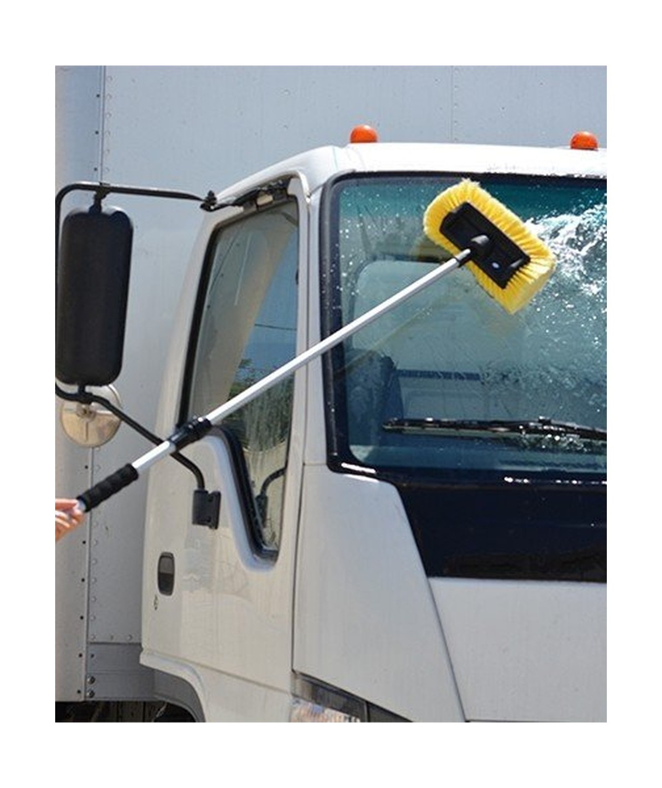 CARCAREZ 10″ Car Wash Brush Head with Soft Bristle for Auto RV Truck Boat Cam…