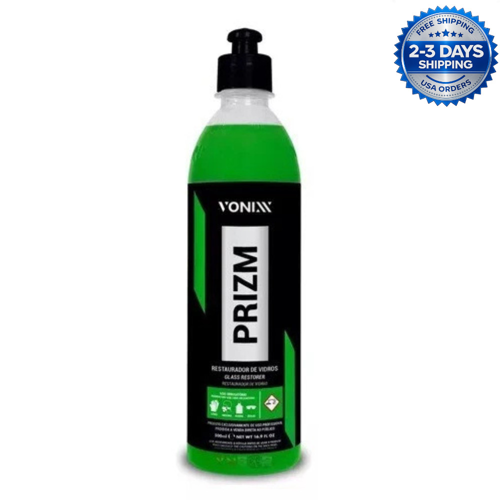 Vonixx Prizm Glass Restorer 500ml – Water Spot Remover & Acid Rain Cleaner Car