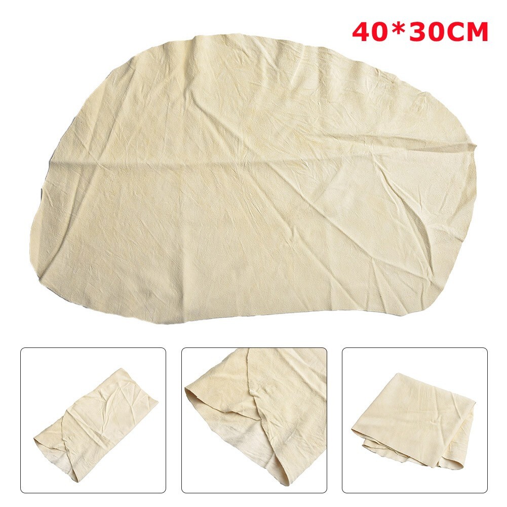 Detailing Washing Towel Supplies Car 1Pcs Chamois Leather Cleaning Cloth