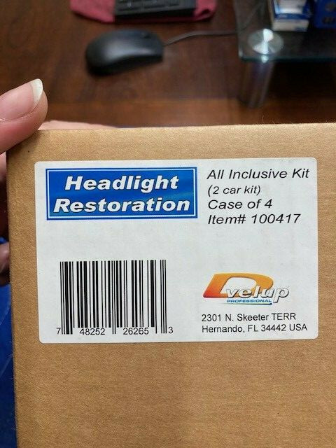 Dvelup Headlight Restoration All Inclusive Kit #100417 — 4PCS. for 2 CARS (FR)