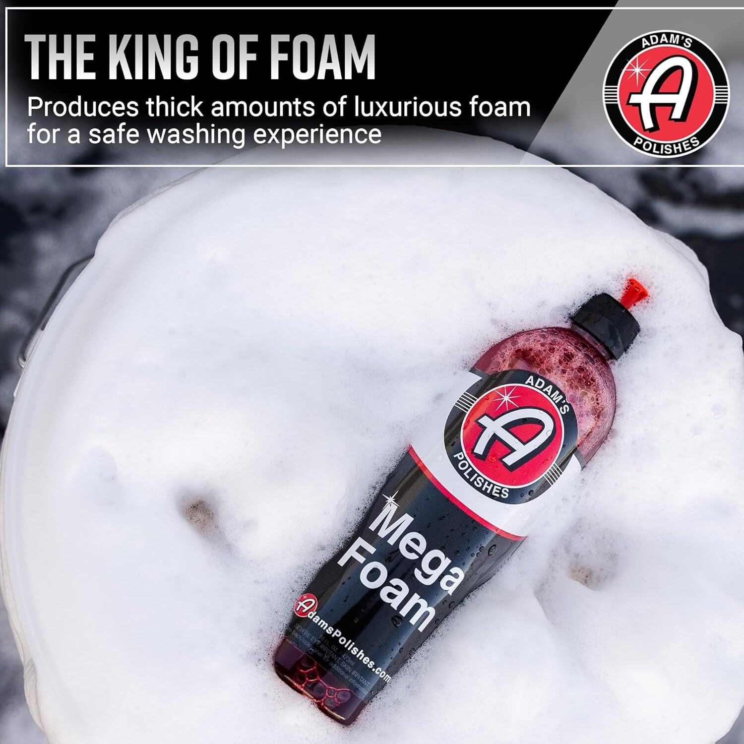 Adam’s Polishes Mega Foam Gallon pH Best Car Wash Soap For Foam Cannon