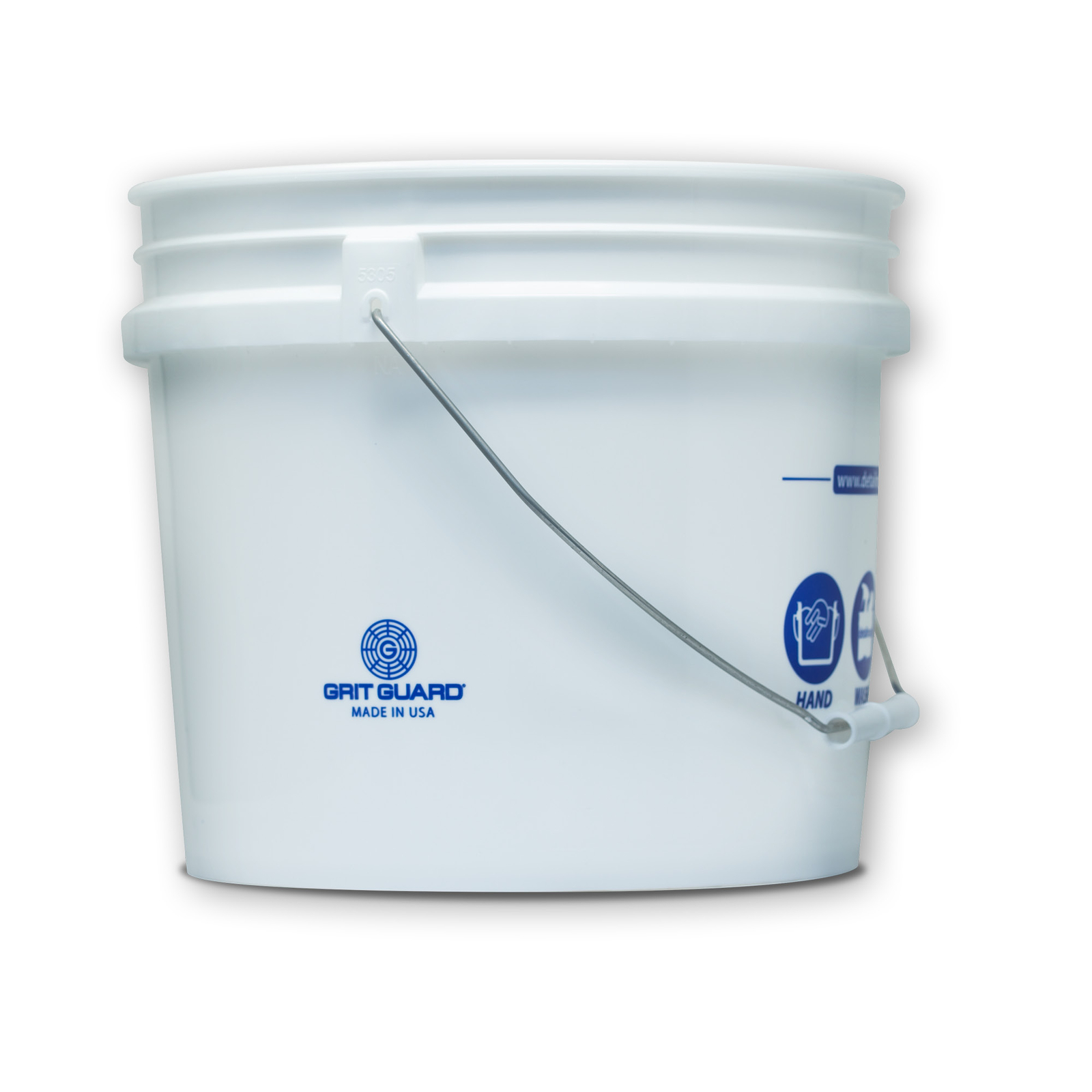 Wash Bucket Car Care GritGuard 3.5 Gal Detailmate Logo Grit Bucket Insert Red