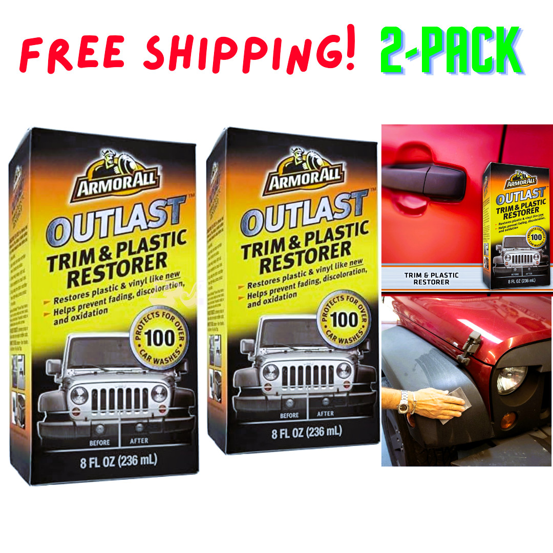 Armor All Outlast Car Trim & Plastic Cleaner, Cleans Cars, Trucks, Motors 2-Pack