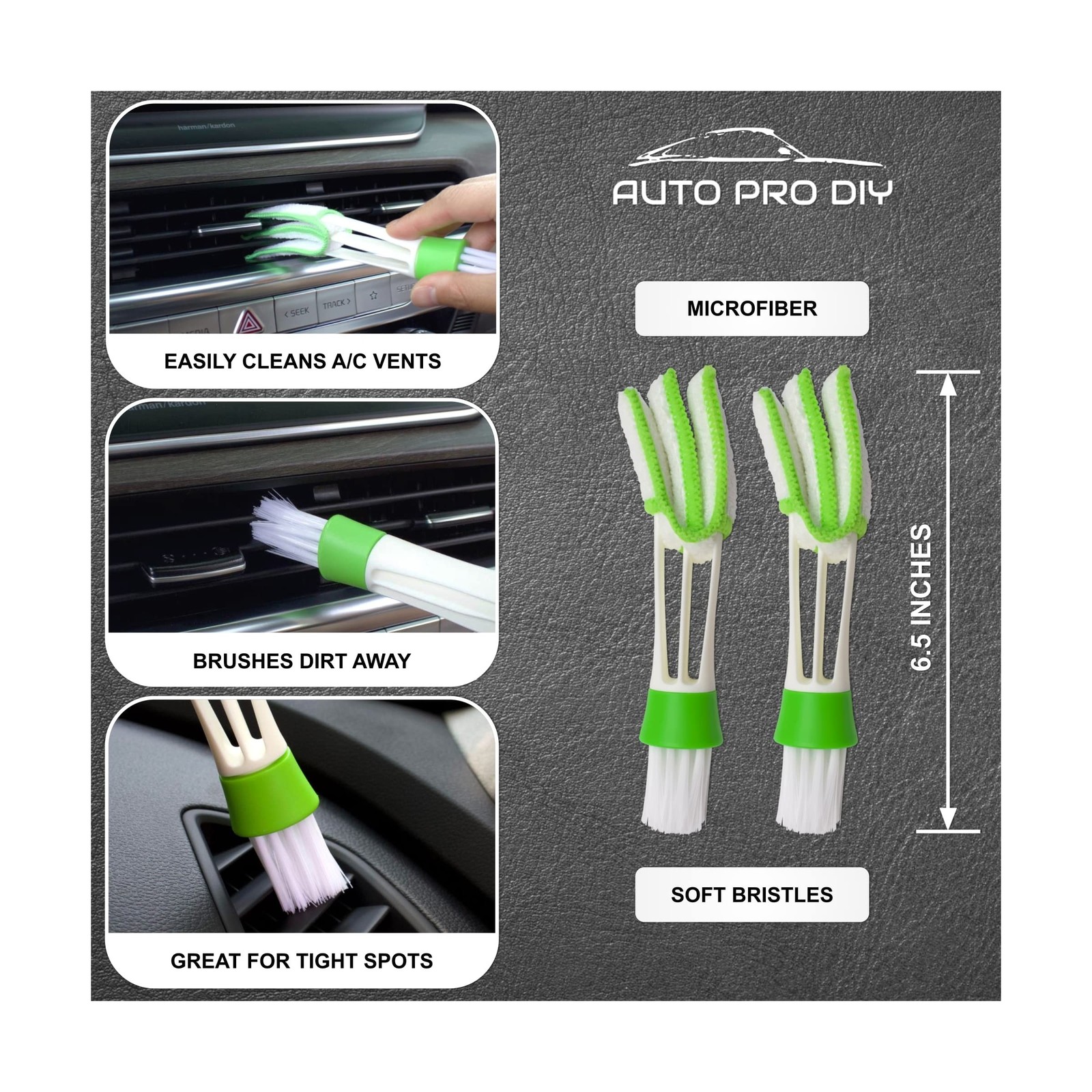 11 Piece Car Detailing Kit Set – Car Wheels, Exterior, Interior Cleaning Deta…