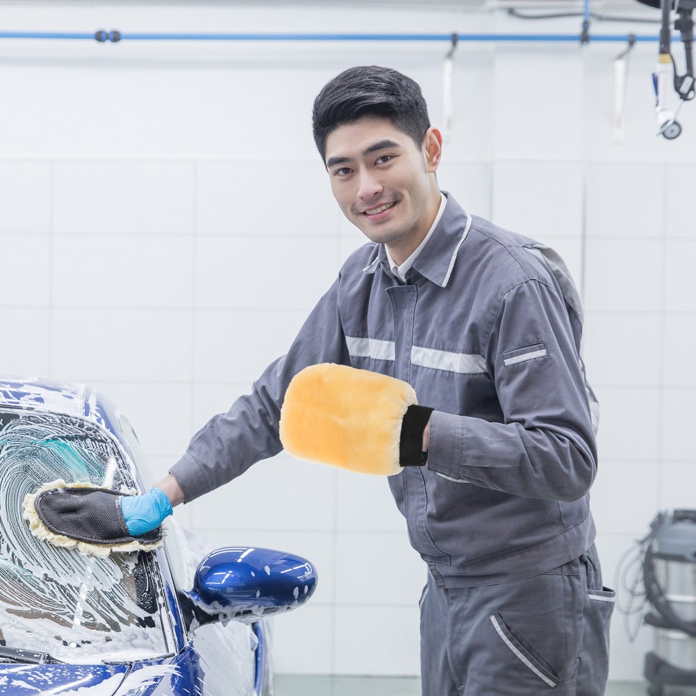 Vehicle Washing Mittens Soft Car Cleaning Glove Waterproof Gloves Accessories