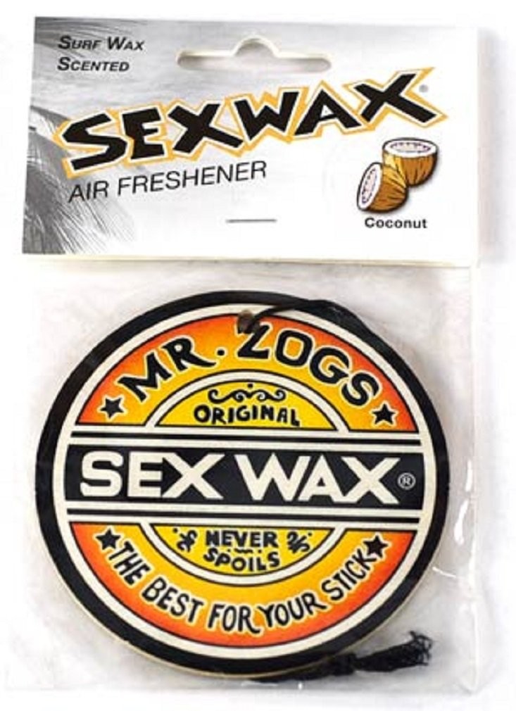 Sex Wax Air Freshener (Single, Coconut) 1 Count (Pack of 1), Coconut