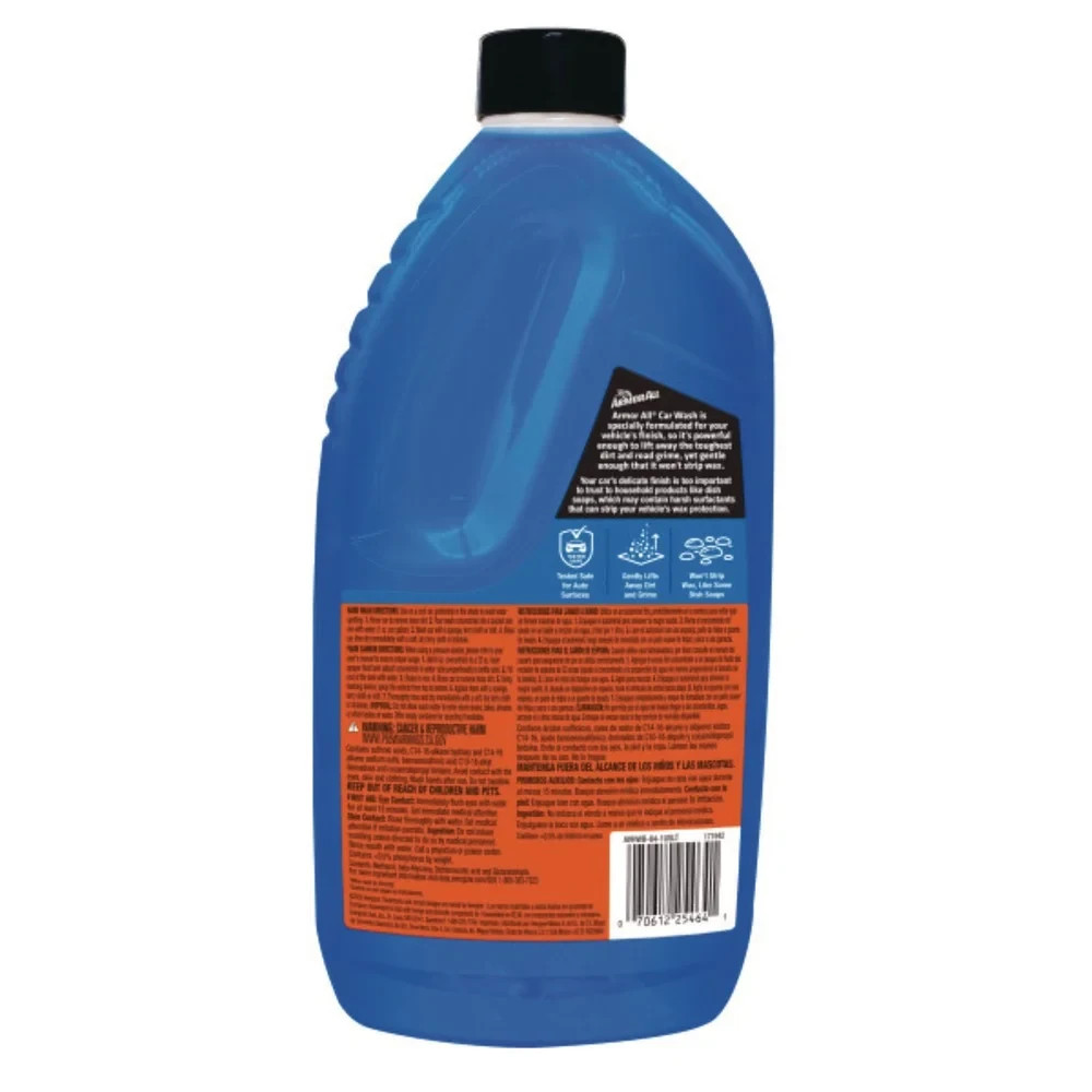 Armor All Car Wash Liquid Clean-Rinsing Formula For Spot-Free – 64 oz. Pack of 4