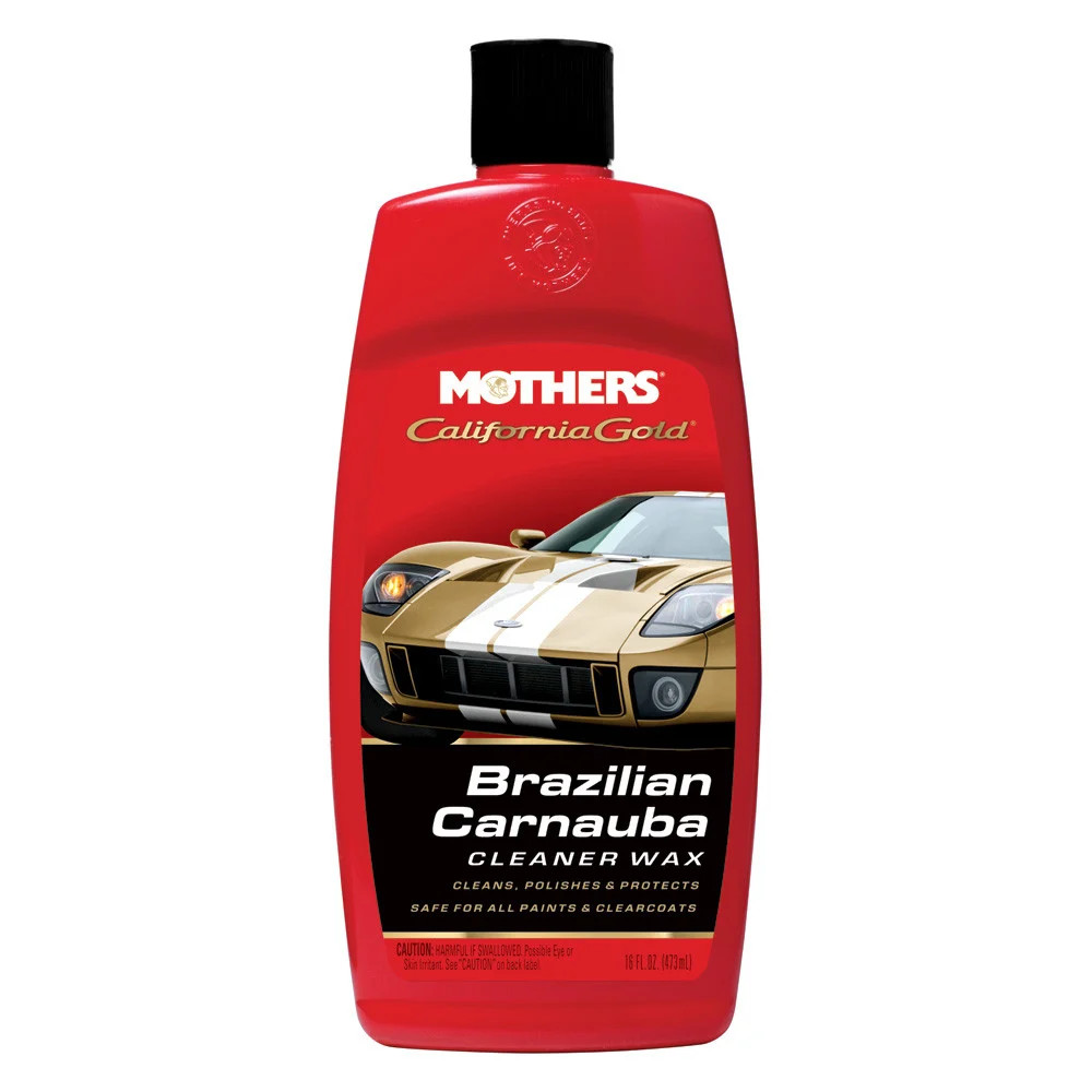 Mothers 05701 California Gold 16 oz. Brazilian Carnauba Cleaner Wax Liquid