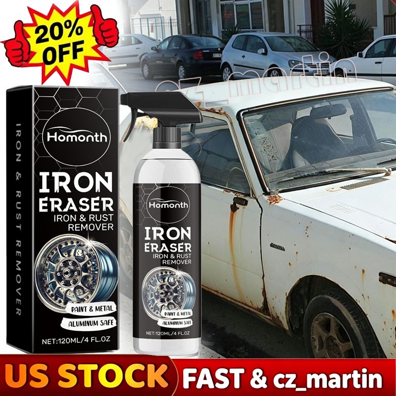 Iron Eraser Rust Remover Spray Car Wheel Paint Brake Dust Fast Cleaner New 2026