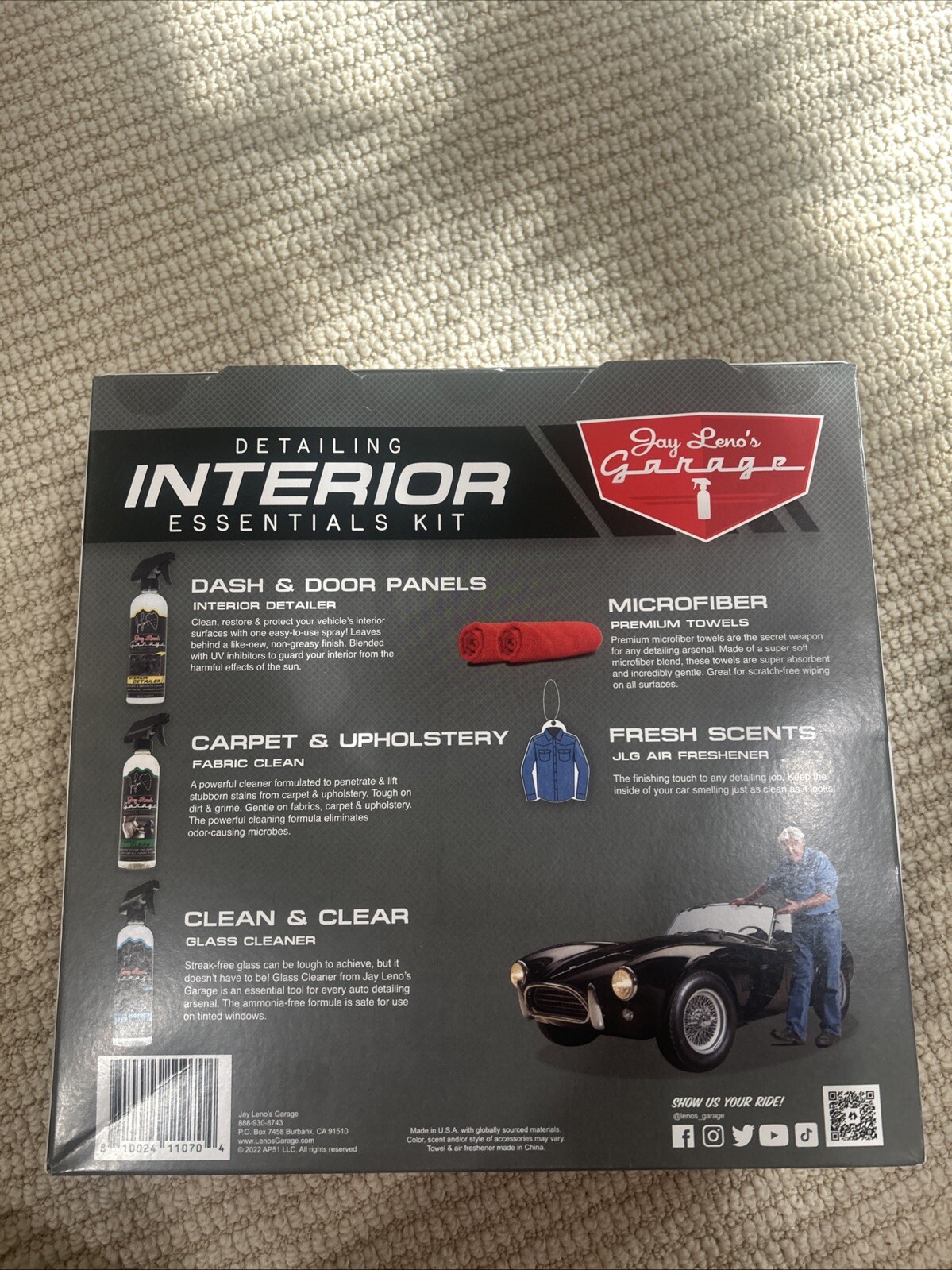 Jay Leno’s Garage Detailing Interior Essentials Kit