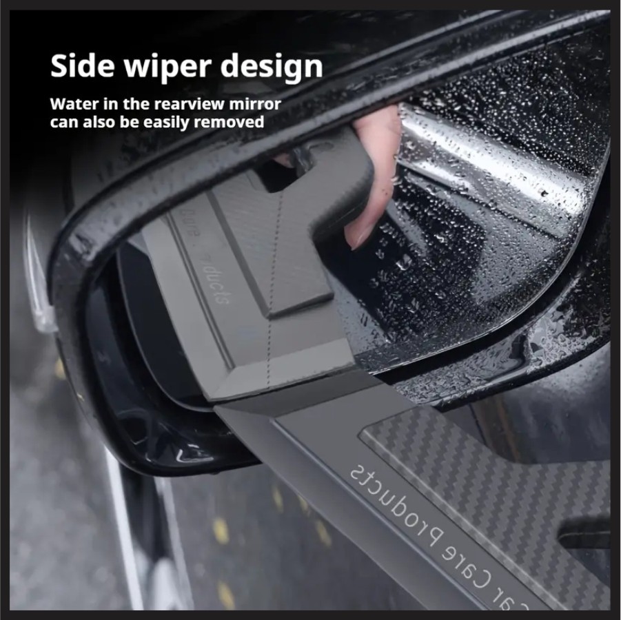 Silicone Car Wiper Blade Large Handle, Scratch Resistant, Wash, Rain, and Snow