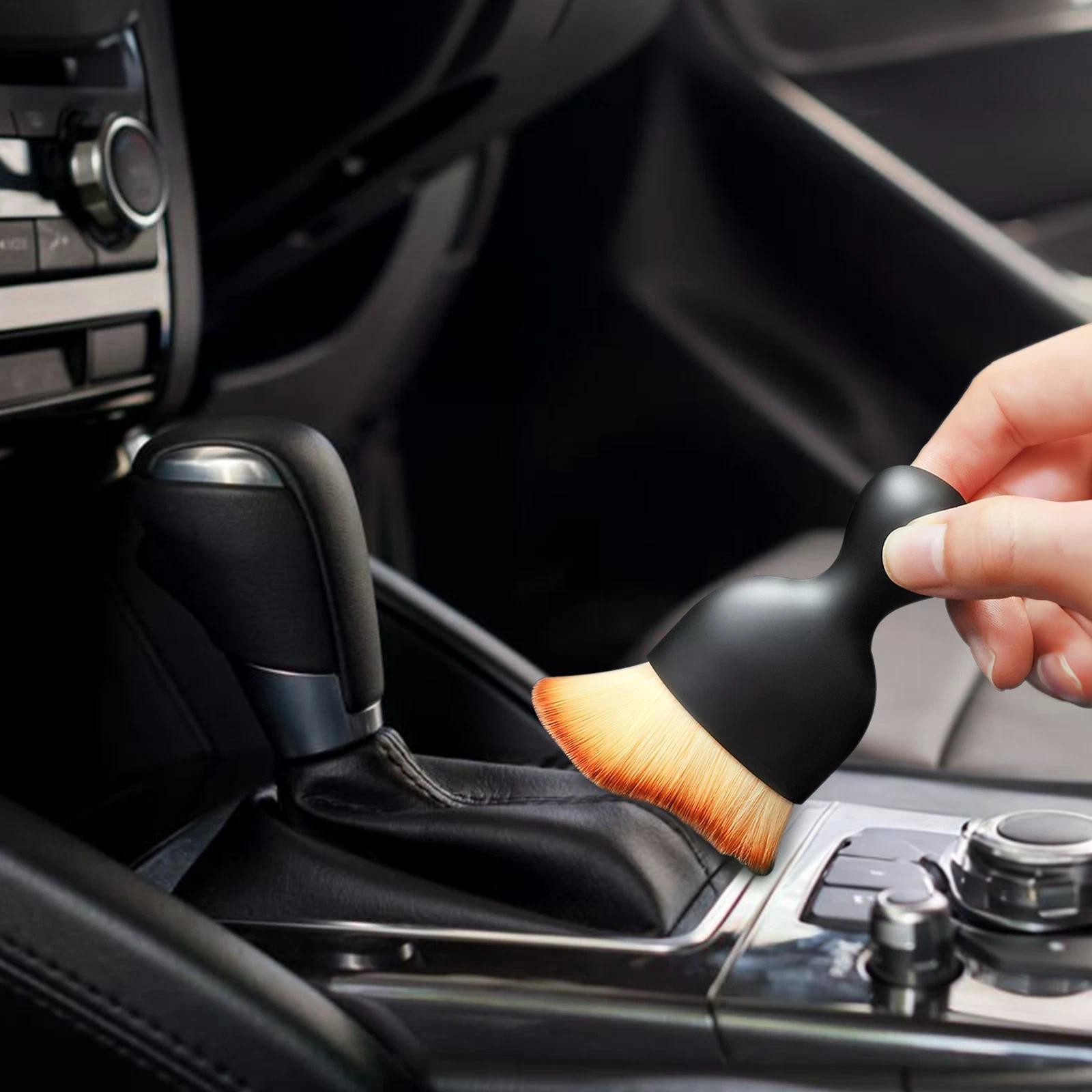 Car Interior Care Brush Premium Bristles Dashboard Screen Air Vent Gap Cleaner