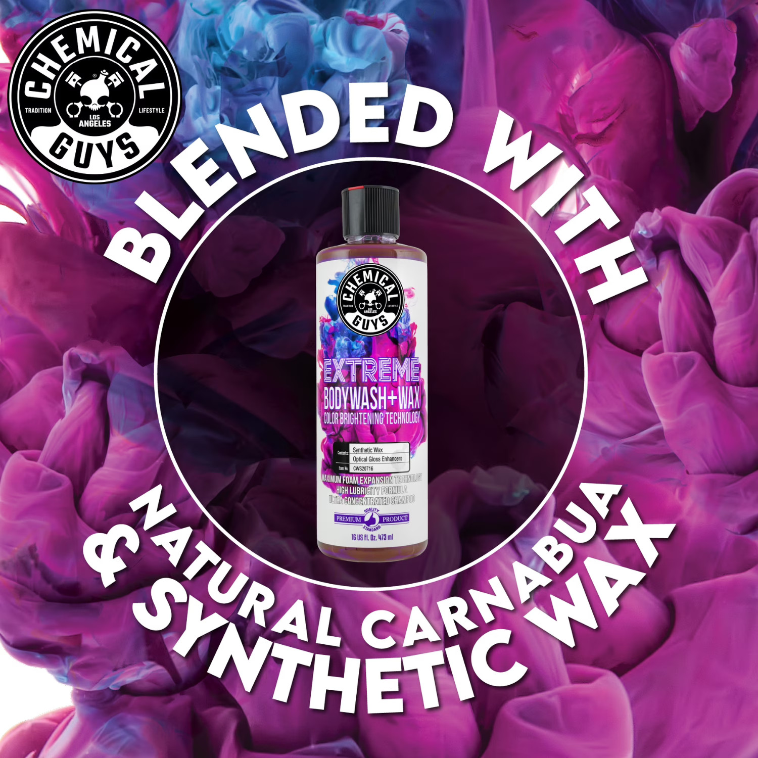 (2 pack) Chemical Guys Extreme Body Car Wash & Wax with Color Brightening Techno