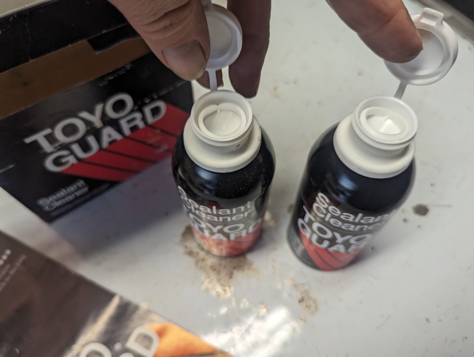 Toyo Guard cleaner kit 000tg-00008 2 sealed bottles