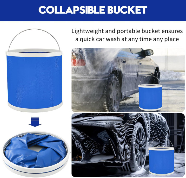 Car Detailing Kit 45Pcs Professional Car Wash Cleaning Set Interior Exterior BK