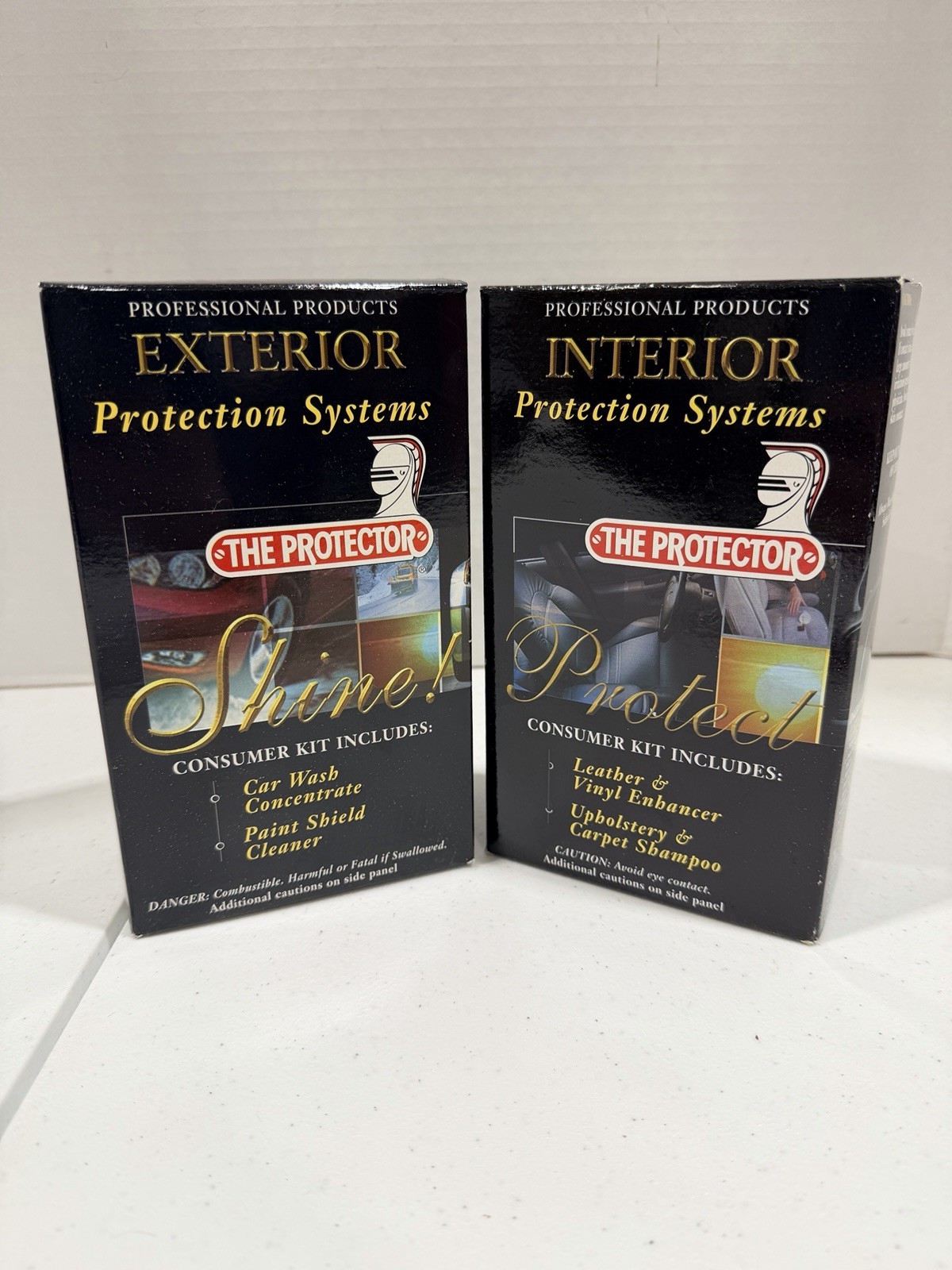 THE PROTECTOR EXTERIOR &INTERIOR CAR CARE KIT PROTECTION (NEW)