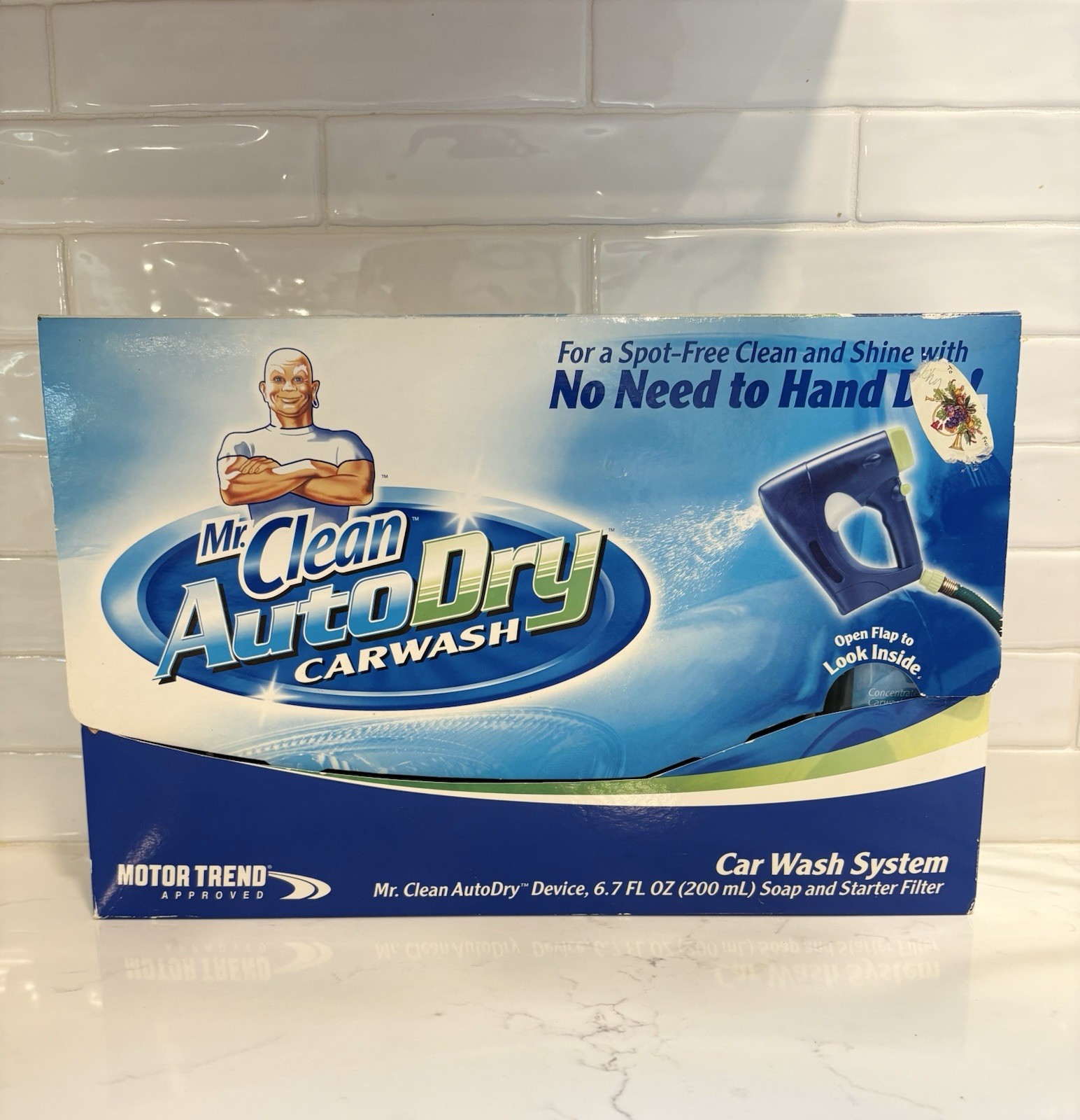 Mr. Clean AutoDry Car Wash System With Starter Soap & Filter