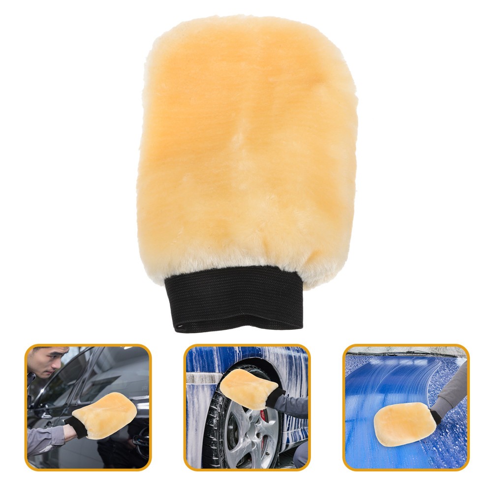 Wash Mitt for Car Washing Waterproof Gloves Soft Cleaning Accessories