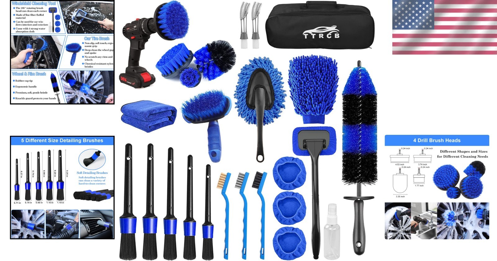 26-Piece Professional Car Detailing Kit – Ultimate Cleaning for Every Vehicle