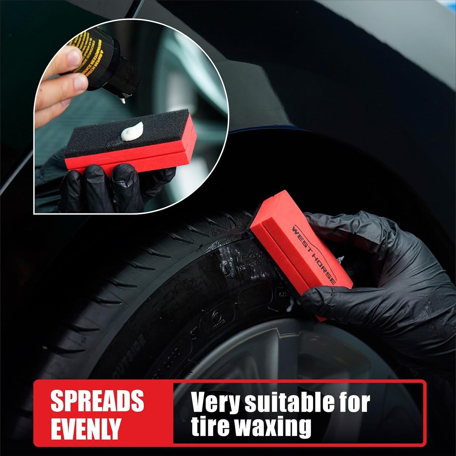 6PCS Ceramic Coating Applicator Sponge Blocks + 12PCS Suede Cloth – Car Deta…