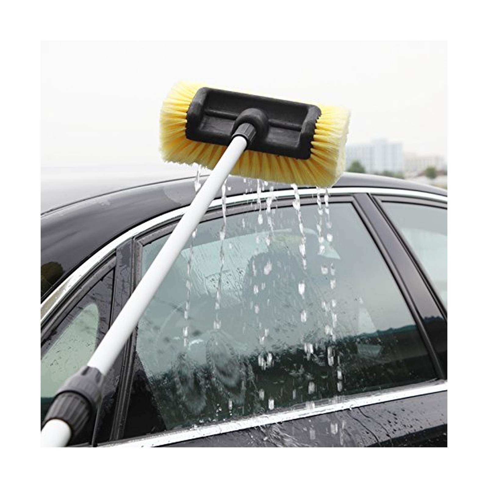 CARCAREZ 10″ Car Wash Brush Head with Soft Bristle for Auto RV Truck Boat Cam…