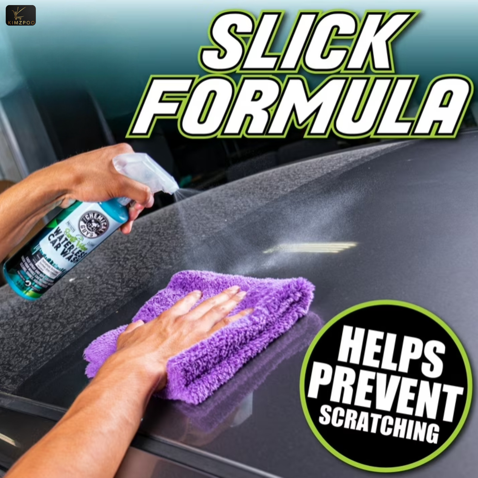 2-Pack Chemical Guys Swift Wipe Waterless Car Wash 16 oz, Quick Detailer Spray