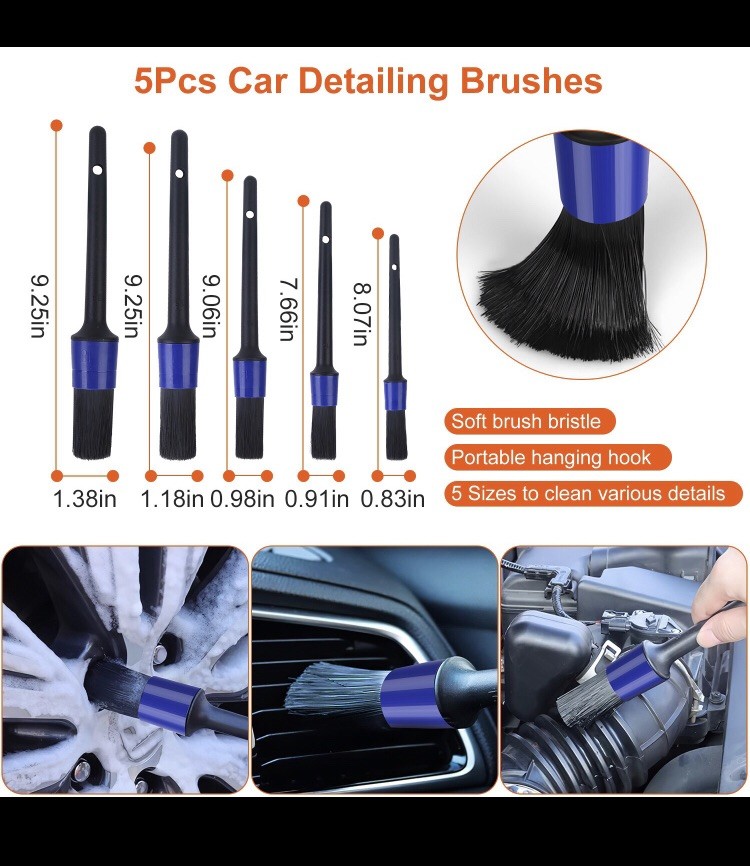 Professional Grade 26-Piece Complete Car Wash Kit: Cleaning Tools & Accessories