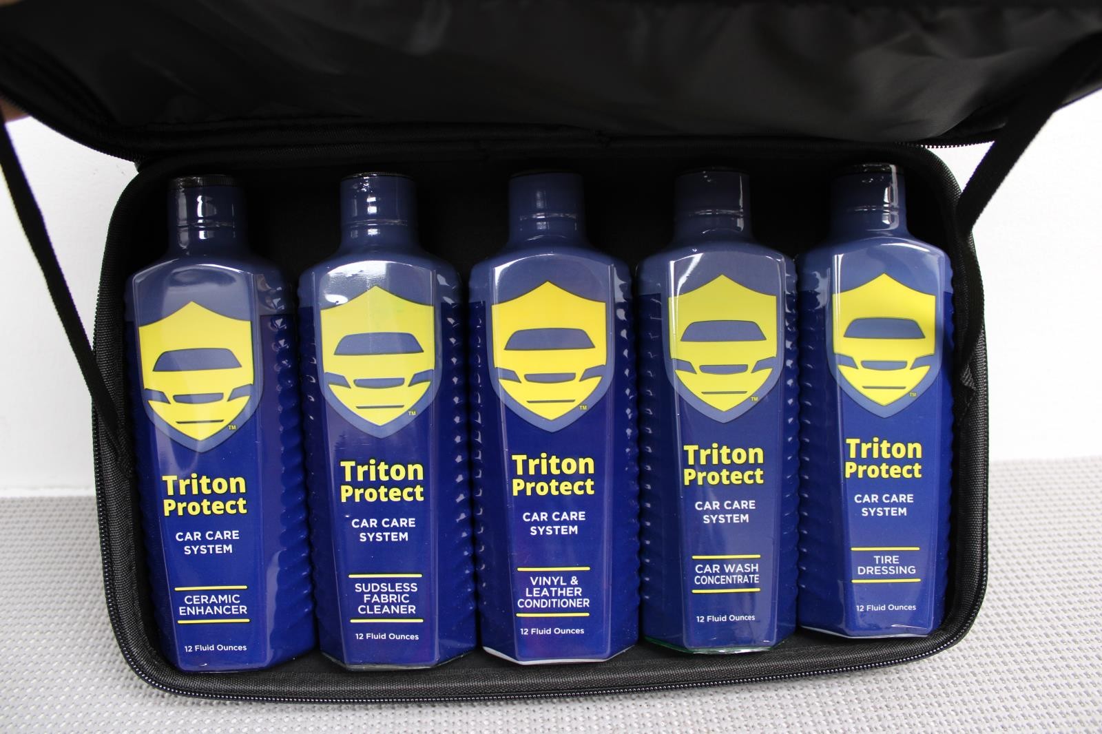 Triton Protect Car Care System Automotive Detail Kit, Ceramic, Fabric, Leather
