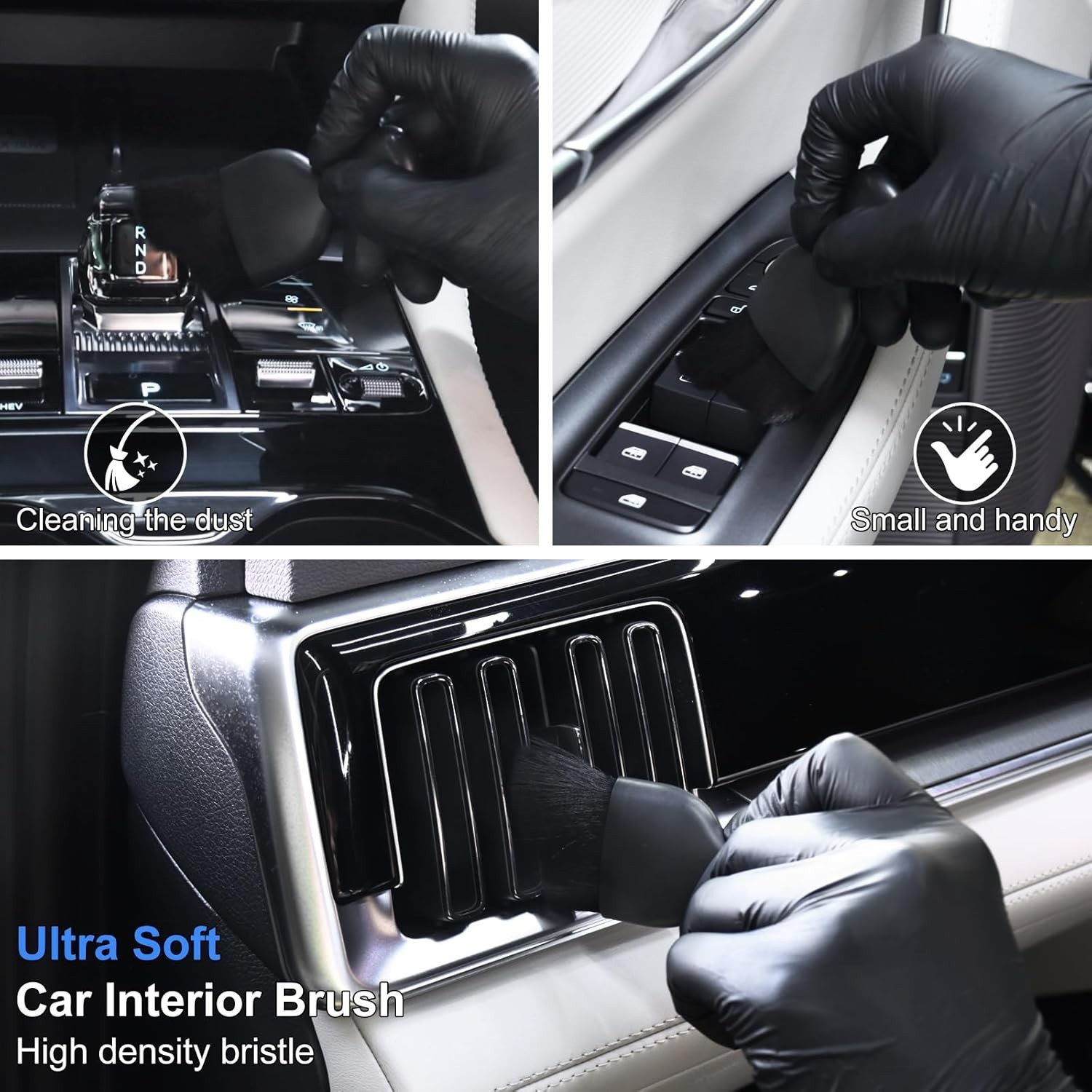 10PCS Car Detailing Cleaning Kit Interior Cleaner, Car Detailing Brushes, Car…
