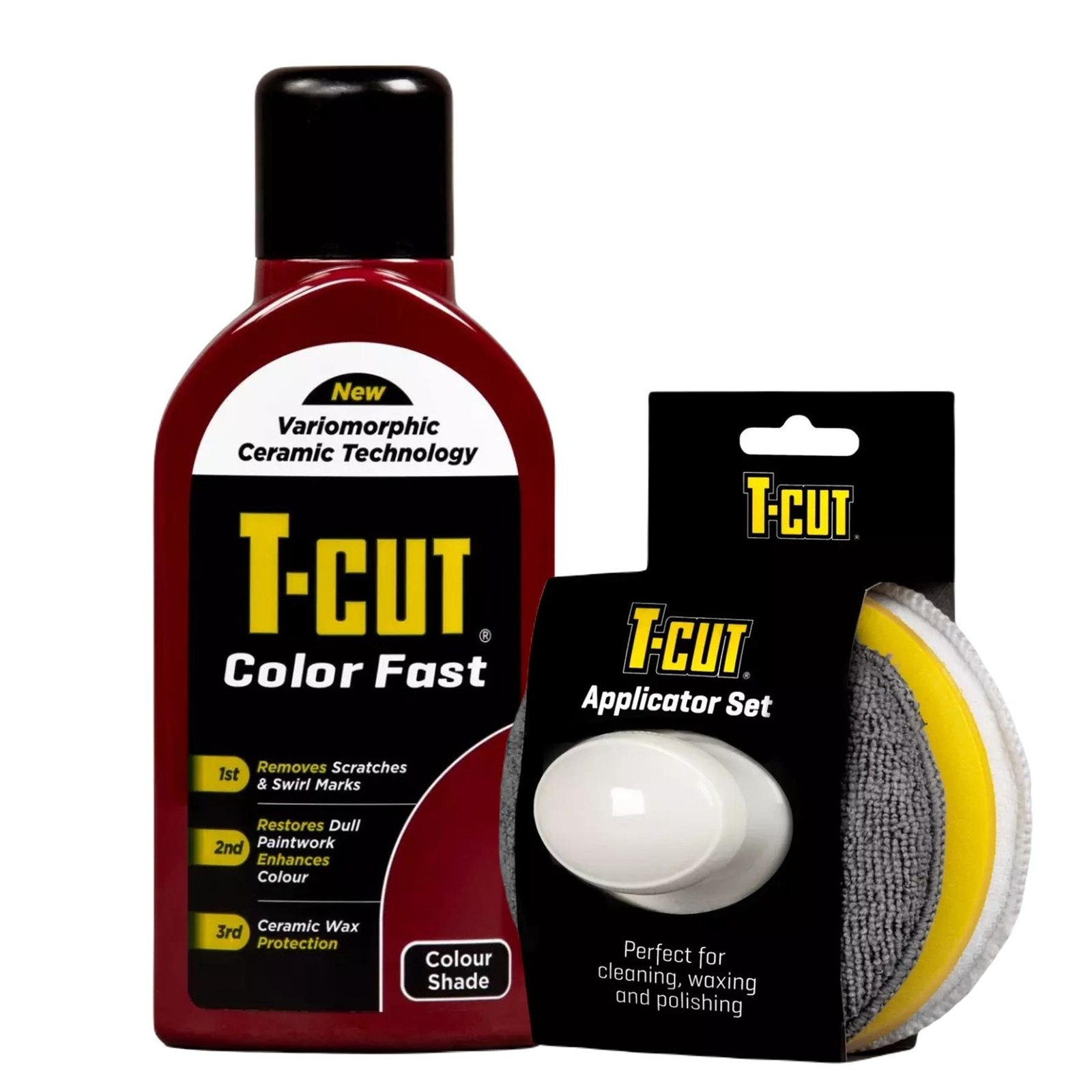 T-Cut Color Fast Dark Red Ceramic Wax Polish Scratch Remover + Applicator