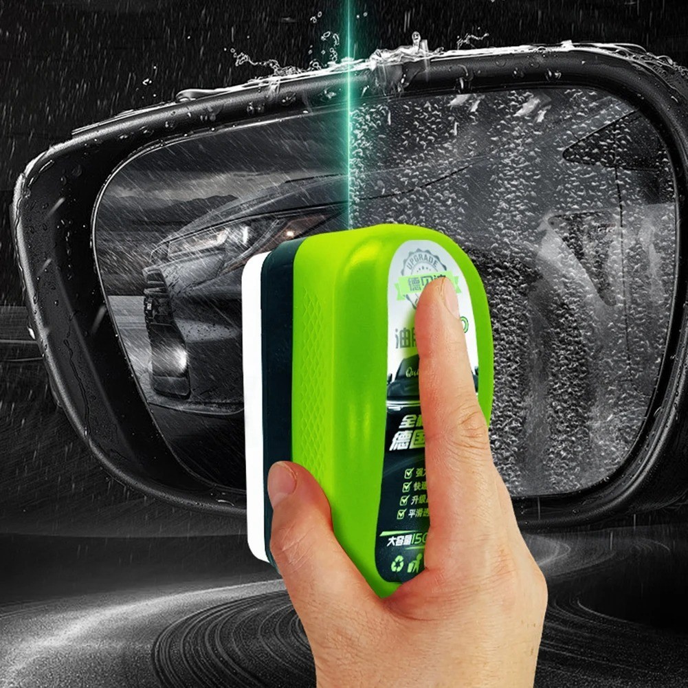 150ml Car Oil Film Remover Brush Windshield Glass Cleaner Auto Care Tool Kit