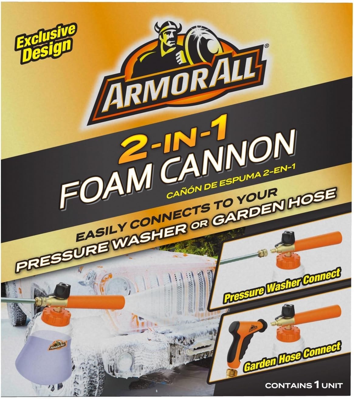 2-in-1 Foam Cannon Kit Car Cleaning High Foam Hose Pressure Washer