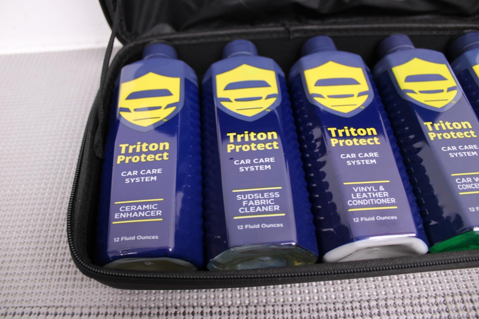 Triton Protect Car Care System Automotive Detail Kit, Ceramic, Fabric, Leather
