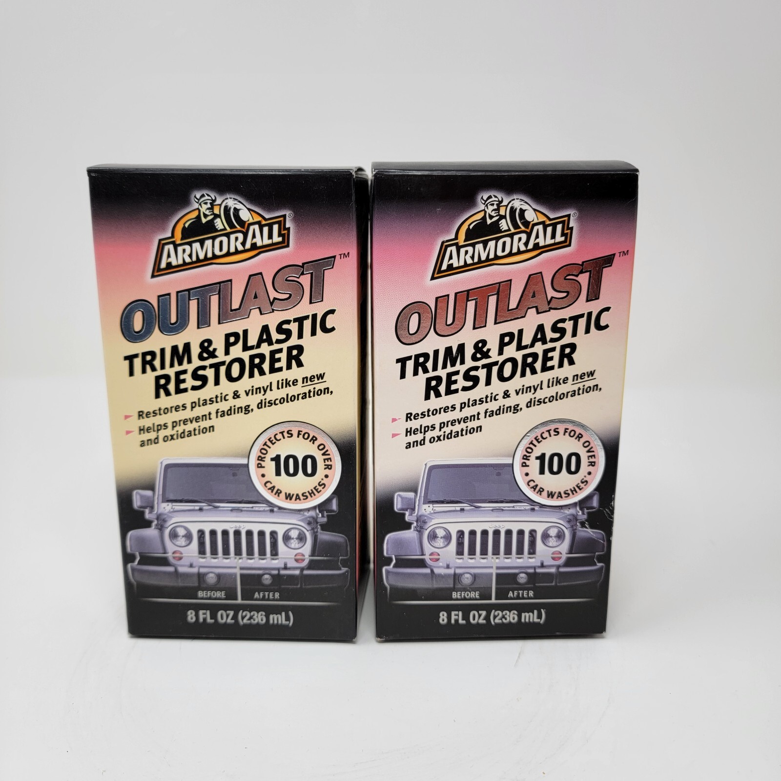 2x Armor All Outlast Car Trim & Plastic Cleaner Cleans Cars Trucks Motors