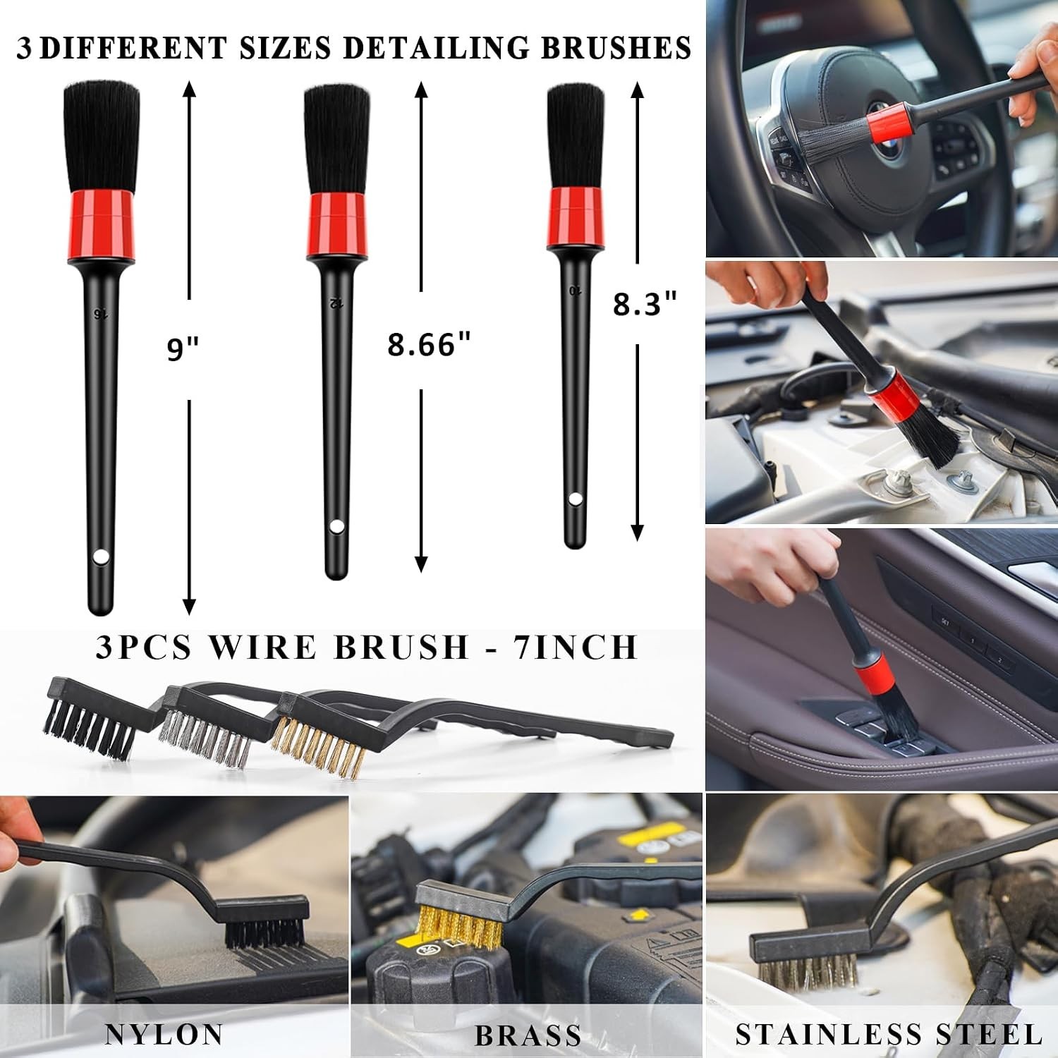 Deluxe 40-Piece Auto Detailing Kit: Foam Gun, High-Suction Vacuum, Mitts