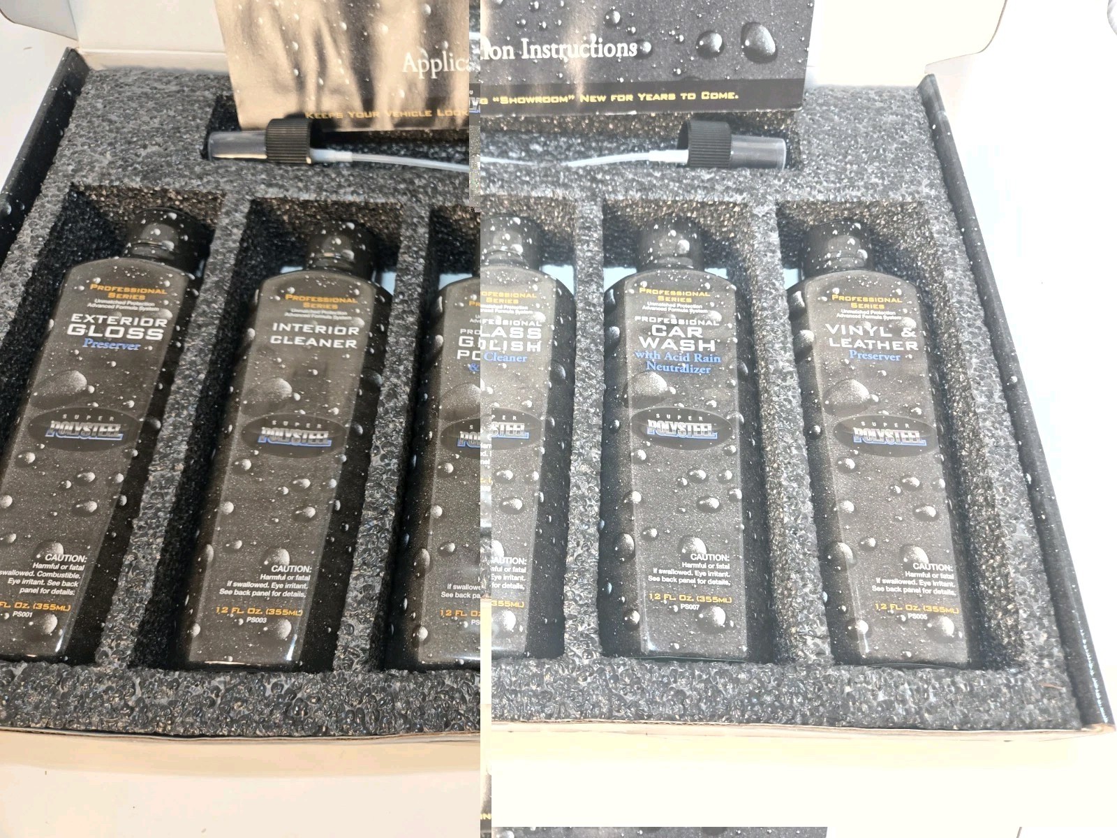 SUPER POLYSTEEL Professional Series Vehicle Maintenance and Care Products Unused