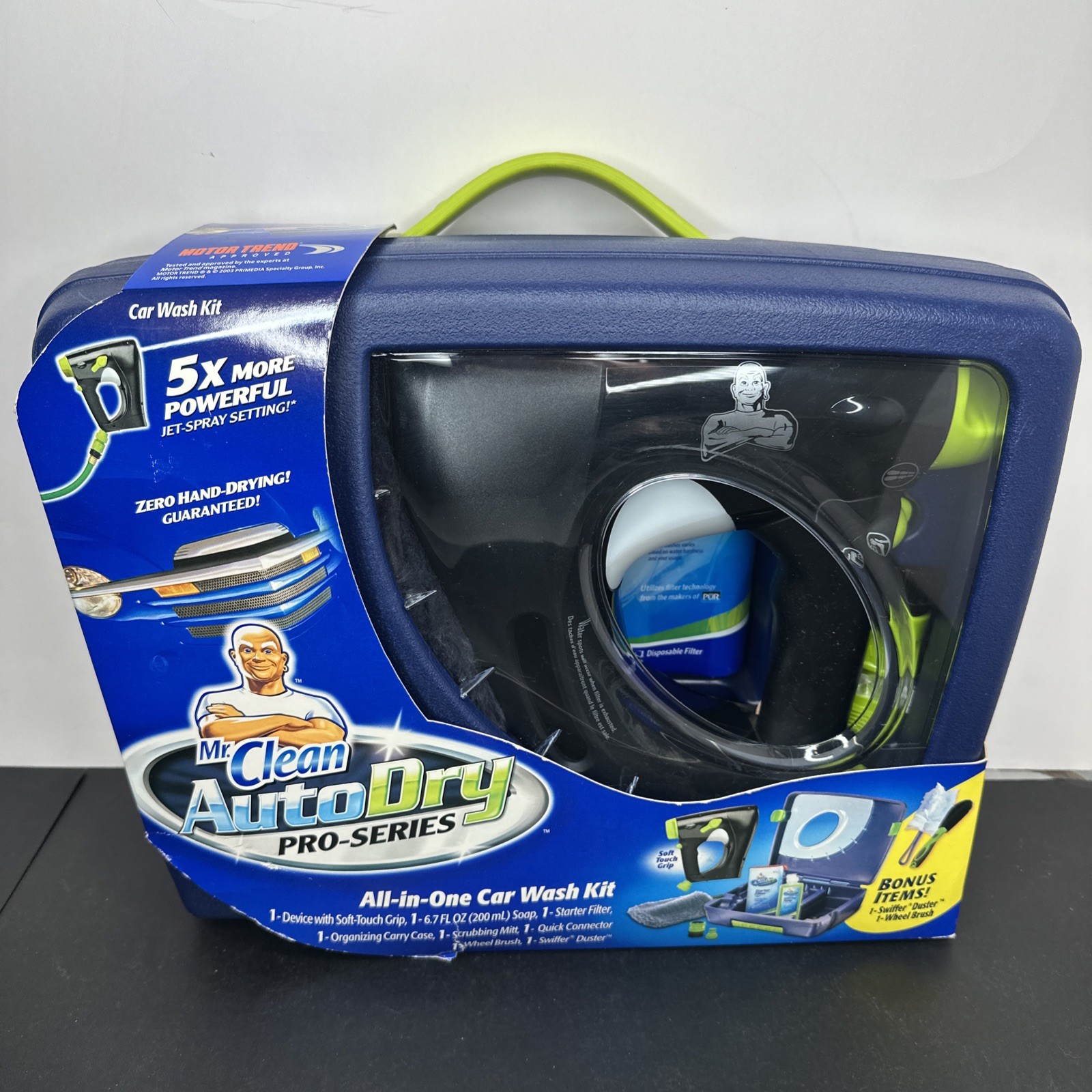 Mr. Clean AUTO DRY Pro-Series ALL IN ONE CAR WASH KIT – BRAND NEW SEALED BOX