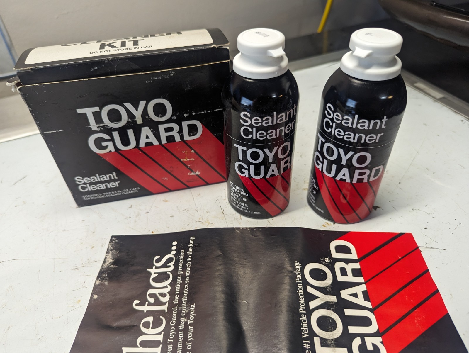 Toyo Guard cleaner kit 000tg-00008 2 sealed bottles