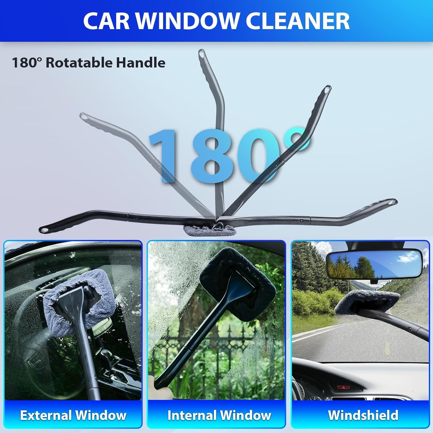 Car Cleaning Kit, Car Detailing Kit Interior Cleaner with High Power