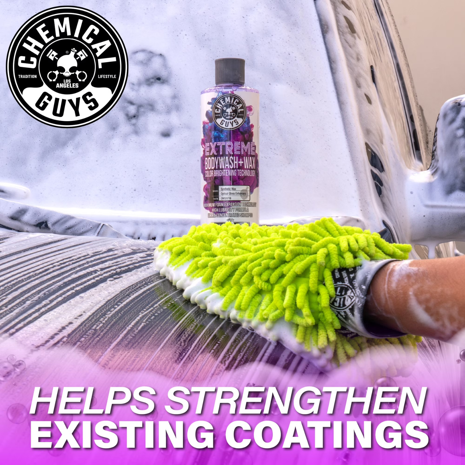 (2 pack) Chemical Guys Extreme Body Car Wash & Wax with Color Brightening Techno