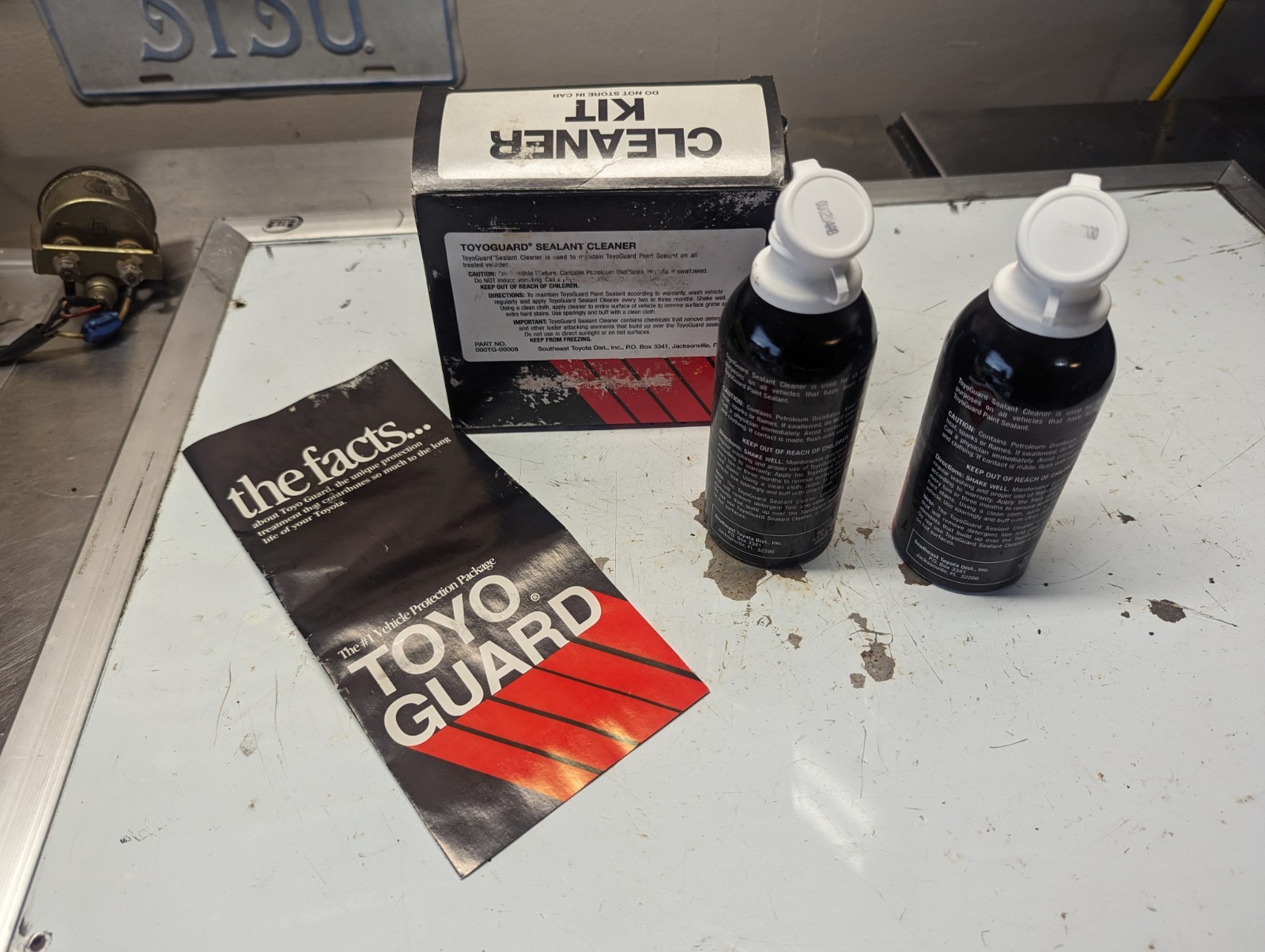 Toyo Guard cleaner kit 000tg-00008 2 sealed bottles