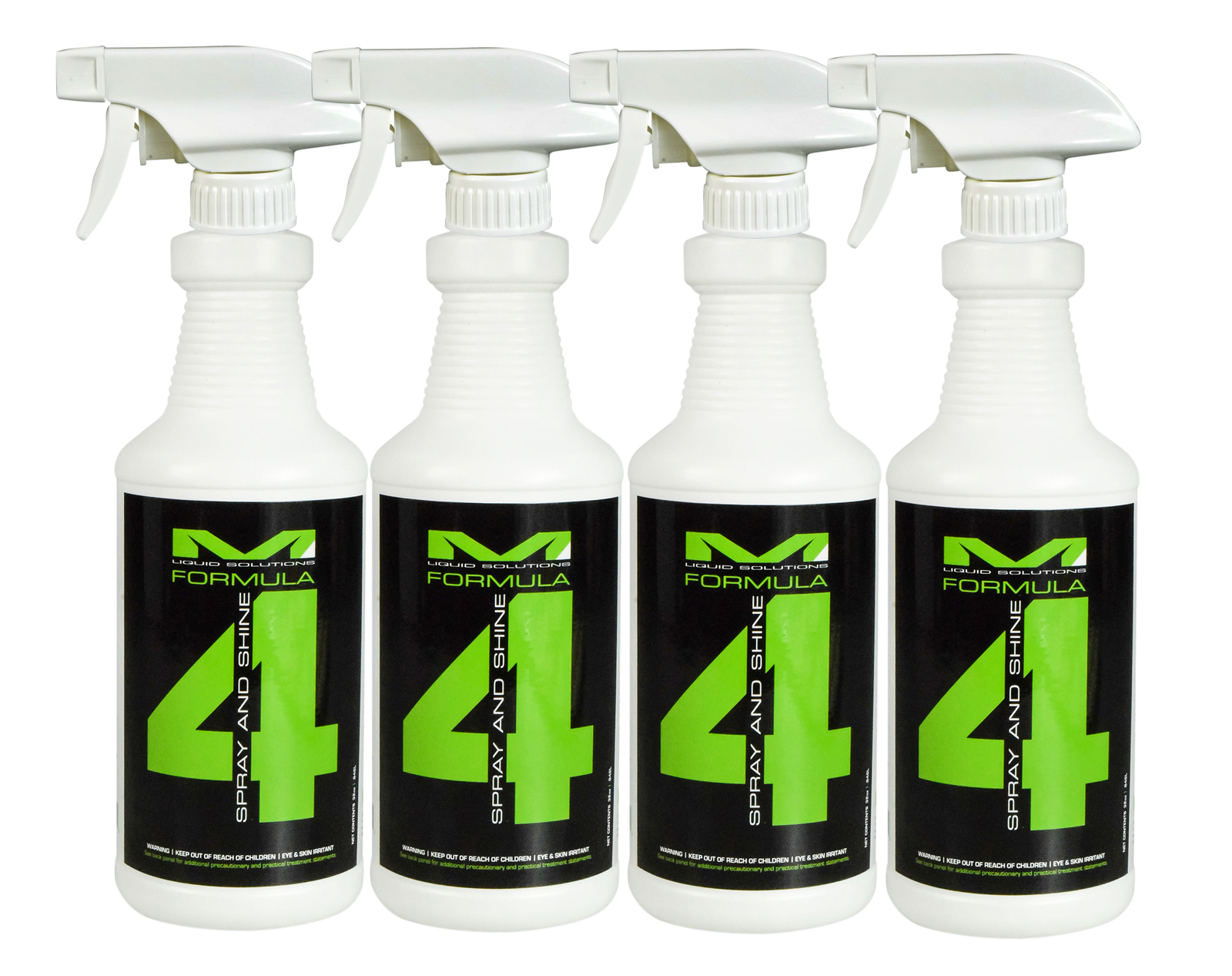 Matrix Liquid Solutions Formula 4 Biodegradable Spray&Shine Detailer 32oz 4 Pack