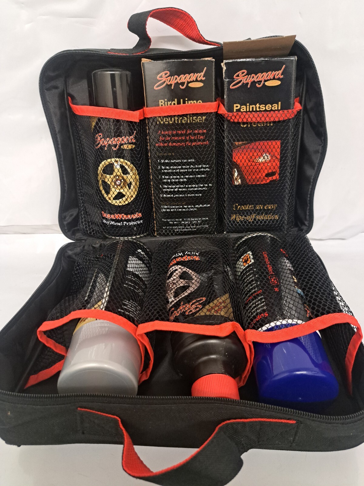 Supagard Car Cleaning Protection Complete kit with Gift Bag
