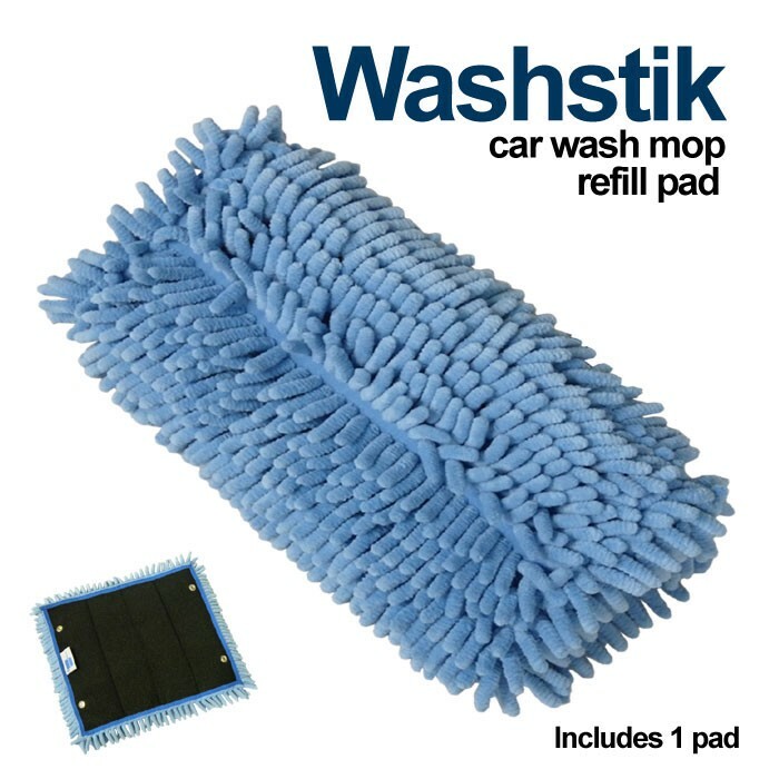 Autofiber Washstik Car Truck RV Boat Blue Microfiber REFILL Cover Non Scratch